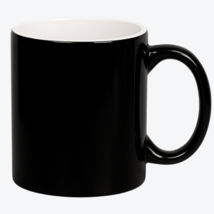 C Handle 7168 - 11 oz Two Tone Black Out White In