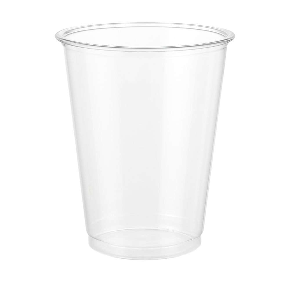 Soft Sided Clear Plastic Cup – 10oz