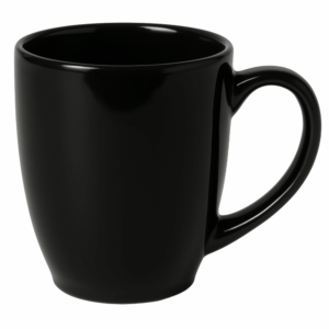 Bistro Vitrified Mug 81376 - 14 oz Black