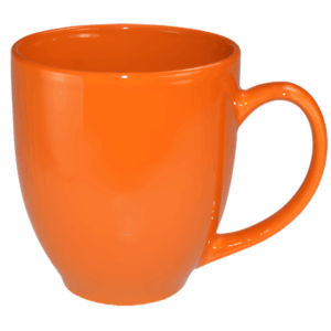 Bistro Vitrified Mug 81376 - 14 oz Orange