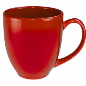 Bistro Vitrified Mug 81376 - 14 oz Red