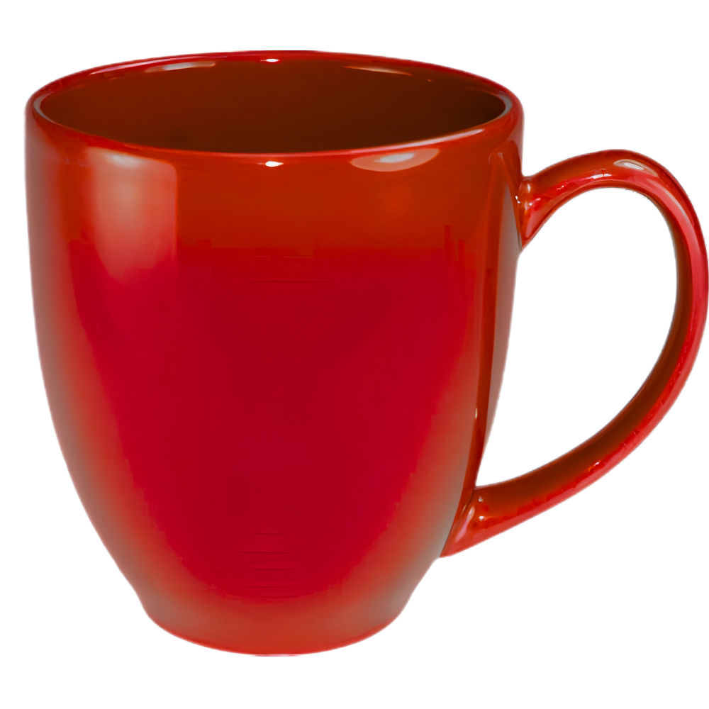 Bistro Vitrified Mug 81376 - 14 oz Red