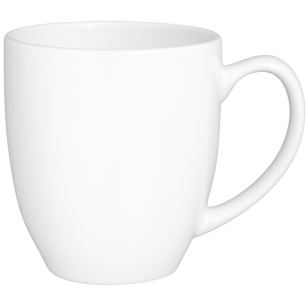 Bistro Vitrified Mug 81376 - 14 oz White