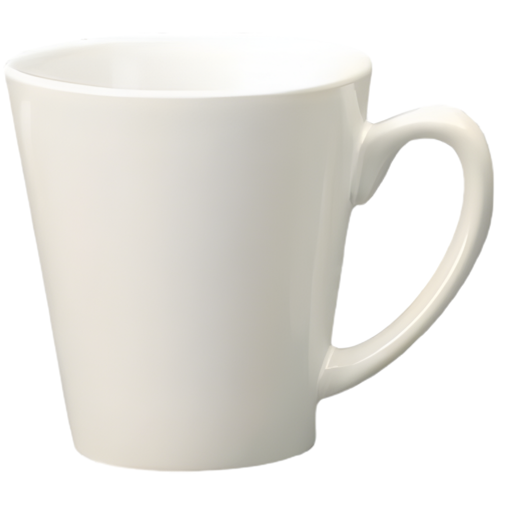 Funnel Vitrified Mug 839 - 12 oz White