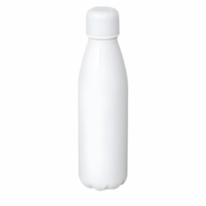 Aluminum Vacuum Cola Water Bottle Tumbler White