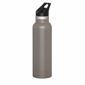 Colson Vacuum Insulated Water Bottle With Straw Lid - 20oz Gray