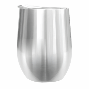 Margaux Vacuum Insulated Stemless Wine Glass - 12oz Silver