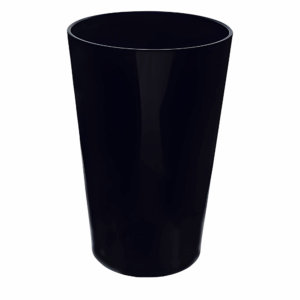 Plastic Pint Assorted Colors - 16oz Black
