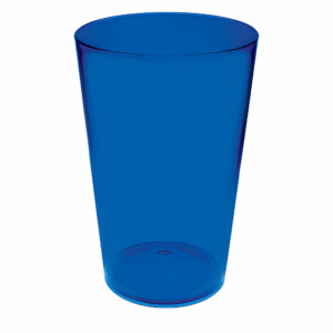 Plastic Pint Assorted Colors - 16oz Blue
