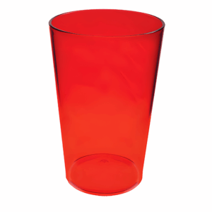 Plastic Pint Assorted Colors - 16oz Red