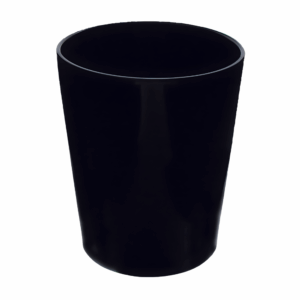 Plastic Rocks Glass Assorted Colors - 12oz Black