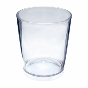 Plastic Rocks Glass Assorted Colors - 12oz Clear