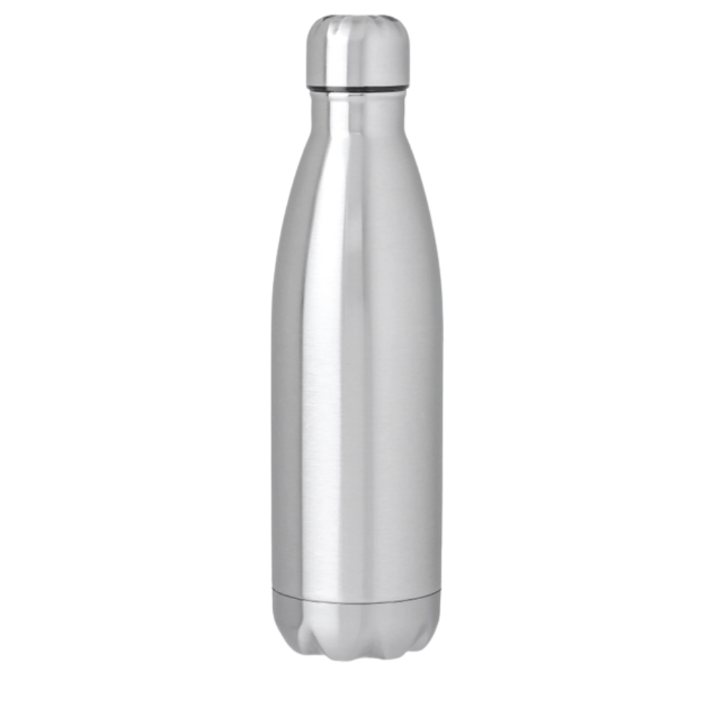 Spectrum Vacuum Cola Water Bottle Tumbler - 17oz Silver