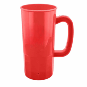 Unbreakable Plastic Stein - 32 oz Red