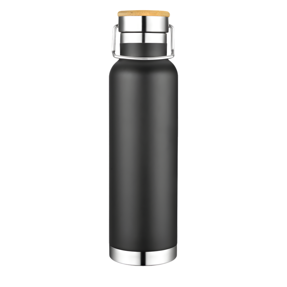 Vacuum Insulated Bottle - 22oz Black