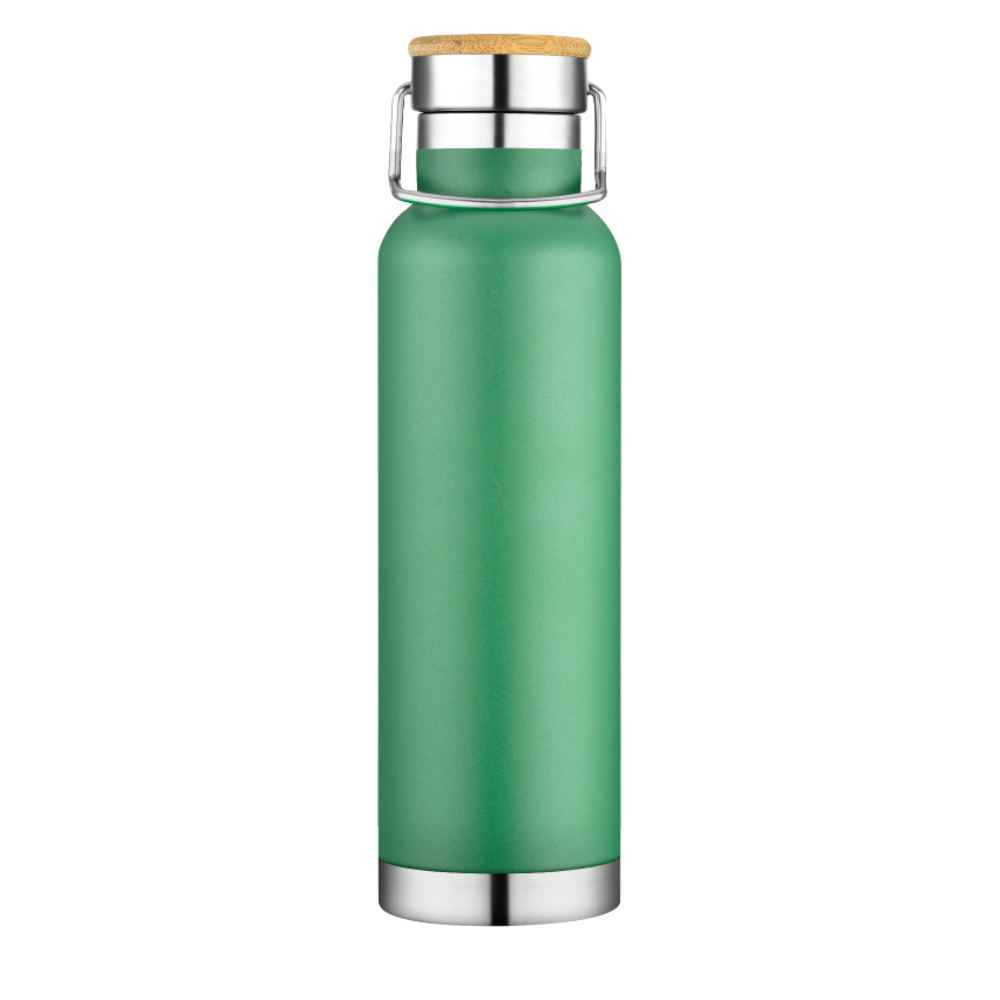 Vacuum Insulated Bottle - 22oz Green