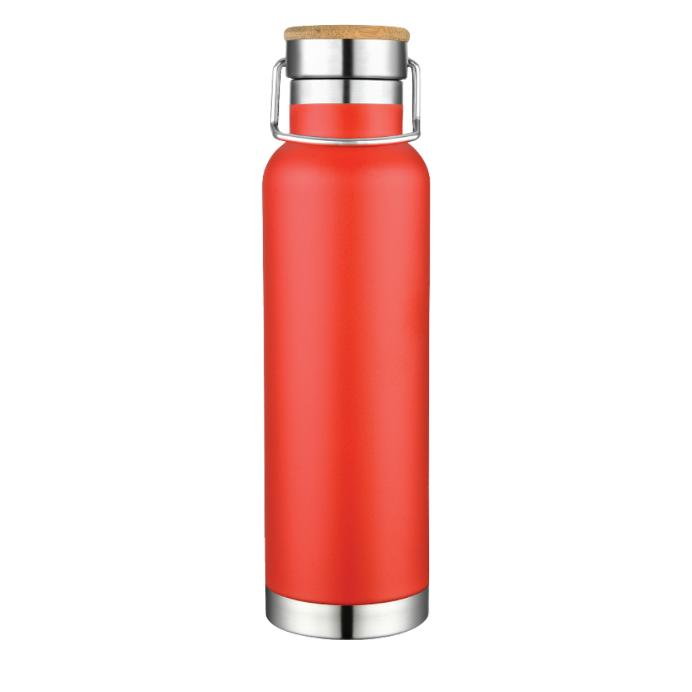 Vacuum Insulated Bottle - 22oz Red