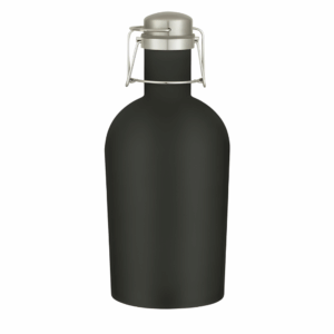 Portland Stainless Steel Beer Growler Jug - 64oz Black