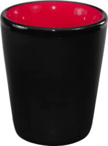 Ceramic Hilo Shot Glasses 1.5oz Assorted Colors