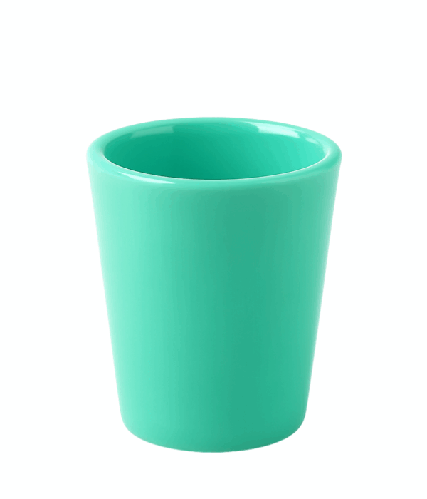 Ceramic Shot Glasses 1.5oz Aqua
