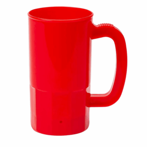 Unbreakable Plastic Stein - 14 oz Red