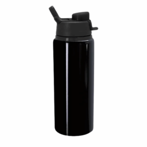 Full Color Aluminum Helena Bottle - 25 oz Black