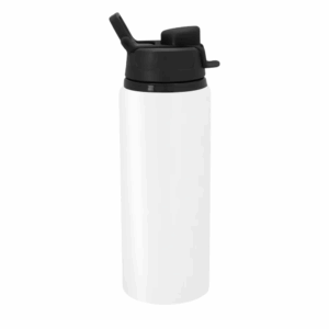 Full Color Aluminum Helena Bottle - 25 oz White