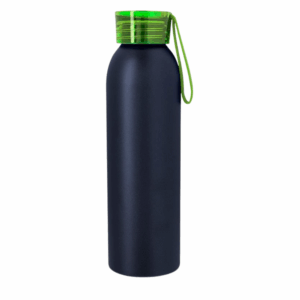 Full Color Darby Aluminum Bottle 22 oz Black Lime Green