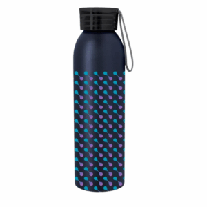 Full Color Darby Aluminum Bottle 22 oz Black Megabrite