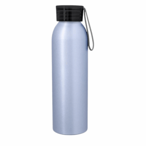Full Color Darby Aluminum Bottle 22 oz Silver Black