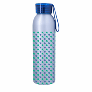 Full Color Darby Aluminum Bottle 22 oz Silver Blue Megabrite