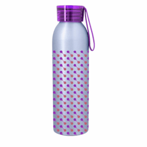 Full Color Darby Aluminum Bottle 22 oz Silver Purple Megabrite
