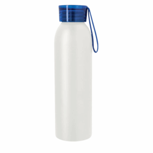 Full Color Darby Aluminum Bottle 22 oz White Blue
