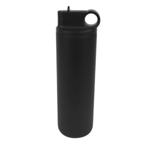 Full Color Roanoke Stainless Steel Bottle - 27 oz Black