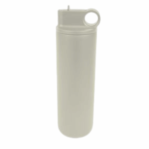 Full Color Roanoke Stainless Steel Bottle - 27 oz White