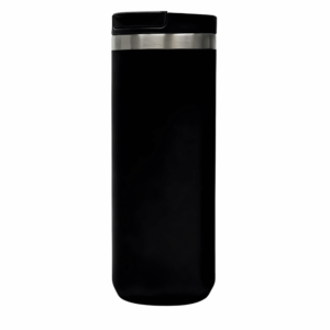 Full Color Sienna Stainless Steel Bottle - 18oz Black