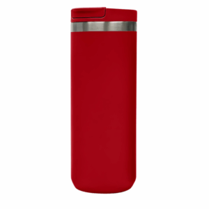 Full Color Sienna Stainless Steel Bottle - 18oz Red