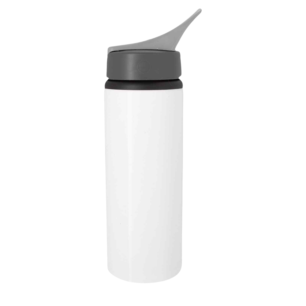 Tario Aluminum Bike Bottle - 25 oz White