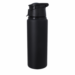 Velvet Touch Aluminum Bottle - 24oz Black