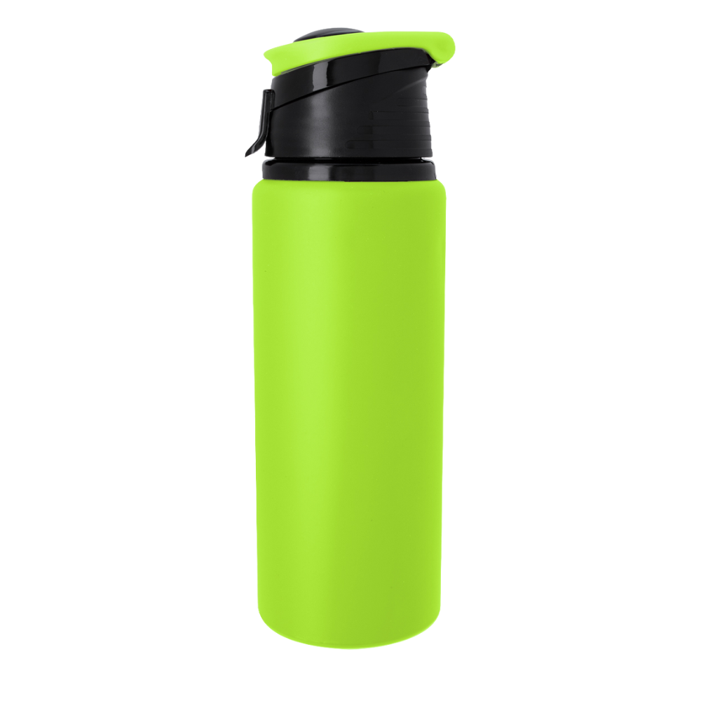 Velvet Touch Aluminum Bottle - 24oz Lime Green