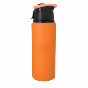 Velvet Touch Aluminum Bottle - 24oz Orange