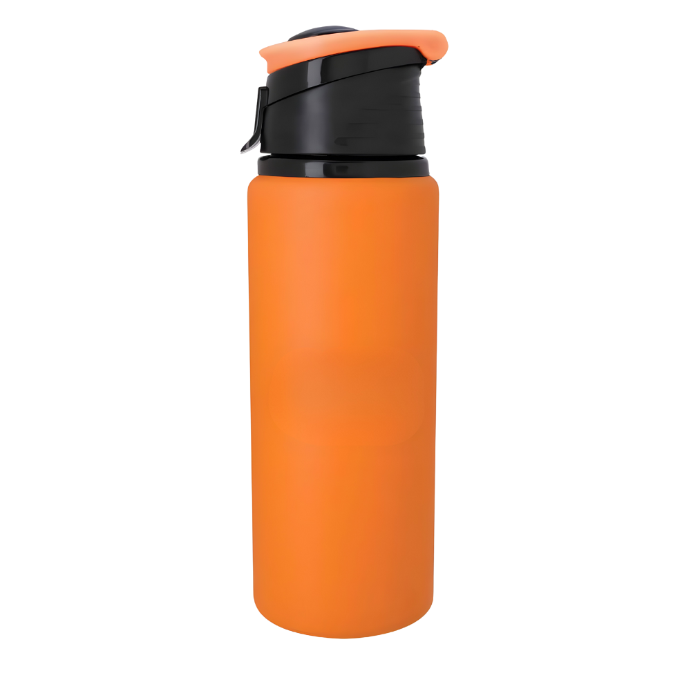 Velvet Touch Aluminum Bottle - 24oz Orange
