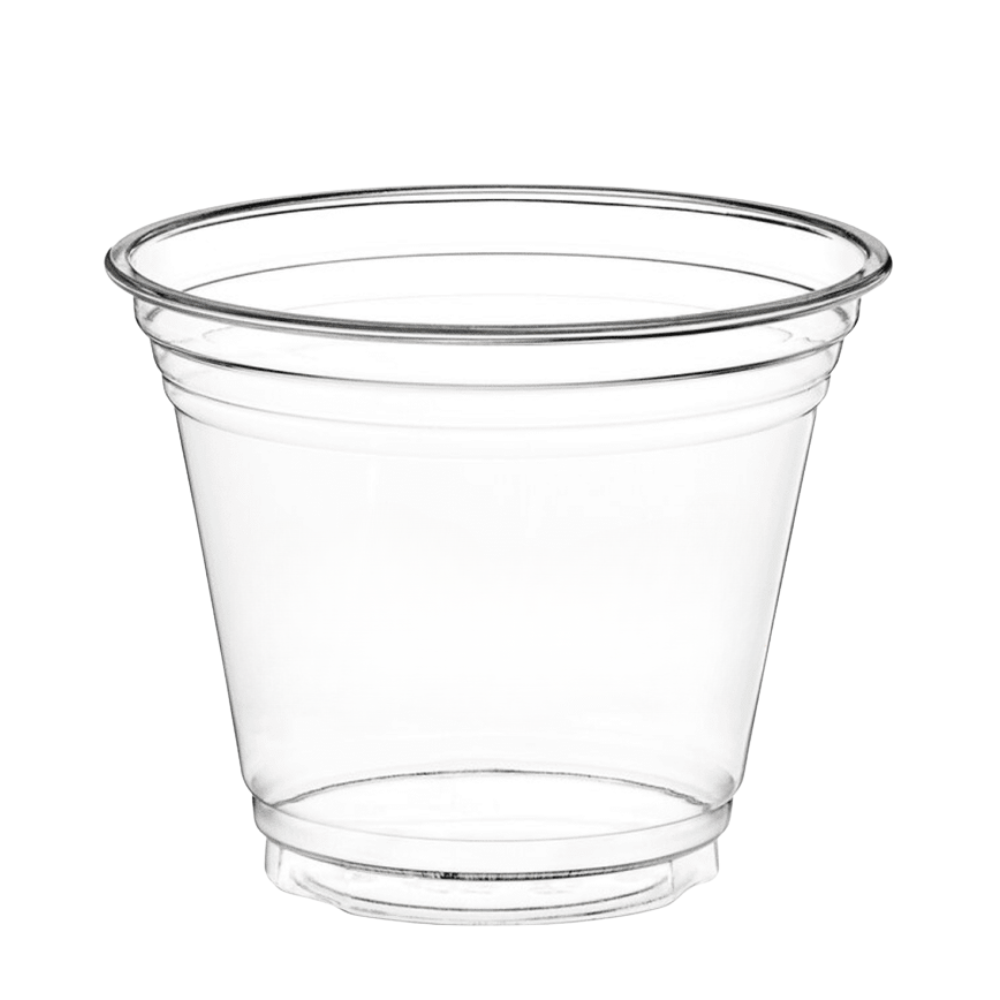 9 oz. Recyclable PET Single-Use Cup