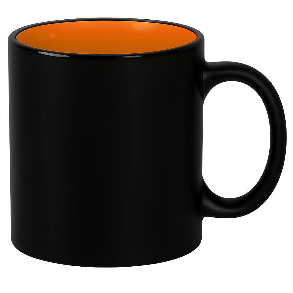 C Handle 7168 – 11 oz Hilo Series Orange In Matte Black Out