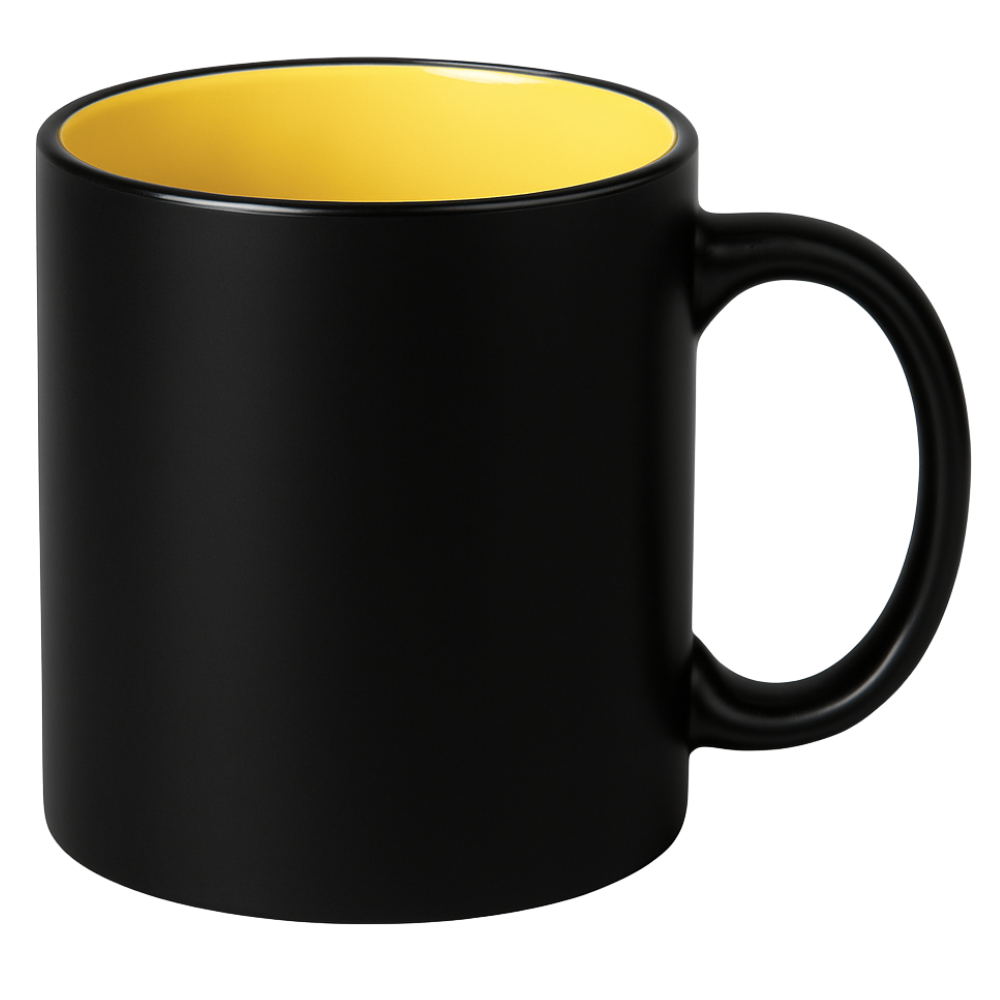 C Handle 7168 – 11 oz Hilo Series Yellow In Matte Black Out