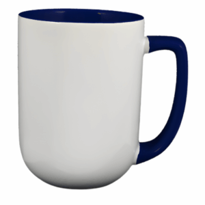 Arlen™ Mug 409 - 17 oz Cobalt In White Out