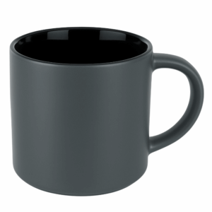Norwich™ Stacking Mug 959 - 16 oz Black In Gray Satin Out