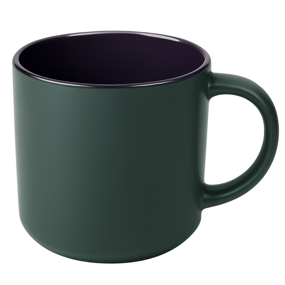Norwich™ Stacking Mug 959 - 16 oz Purple In Gray Satin Out
