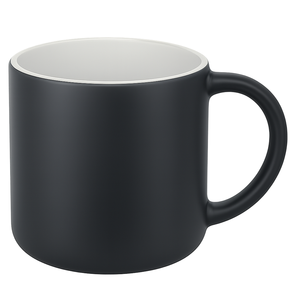 Norwich™ Stacking Mug 959 - 16 oz White In Gray Satin Out