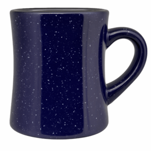 Diner Military Mug 82245 - 10oz White In Cobalt Out